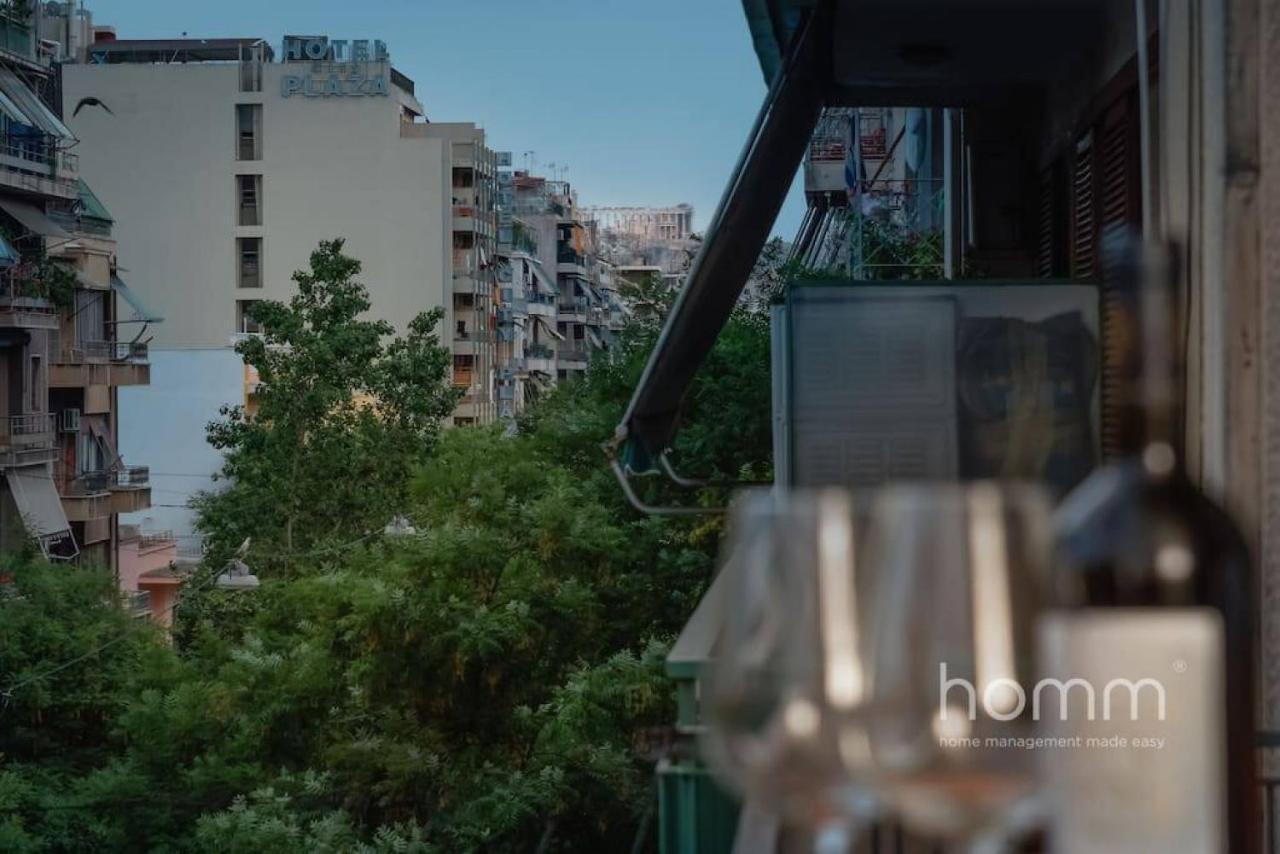 34Sqm Minimal Homm Apartment With Acropolis View Athens Exterior photo